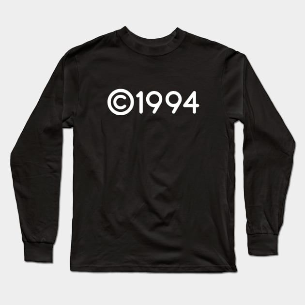 1994 Long Sleeve T-Shirt by cariespositodesign